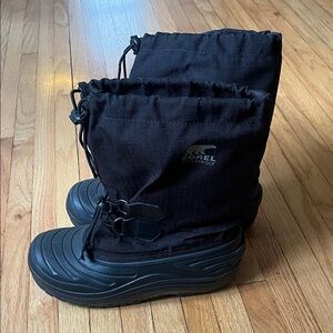 Sorel Black Insulated Winter Boots